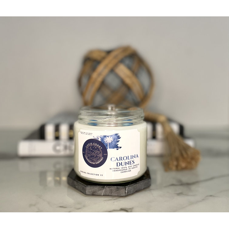 Lucid Coast Candle Company Carolina Dunes Vegan Soy Candle Wayfair